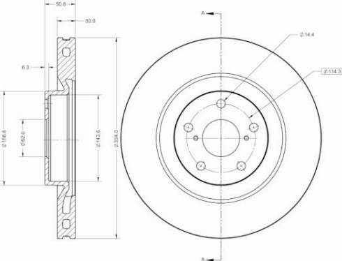 Remy RAD2612C - Тормозной диск autospares.lv