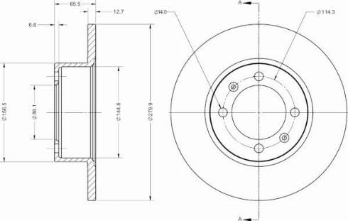 Remy RAD2687C - Тормозной диск autospares.lv