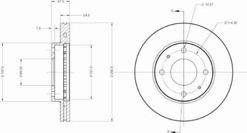 Remy RAD2620C - Тормозной диск autospares.lv