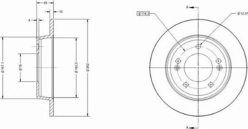 Remy RAD2094C - Тормозной диск autospares.lv