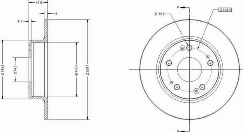 Remy RAD2091C - Тормозной диск autospares.lv