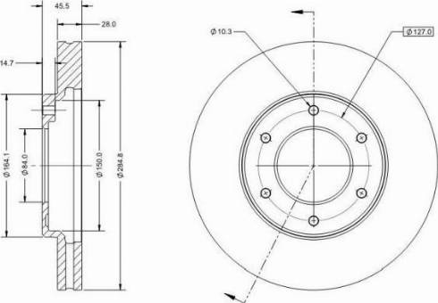 FTE BS7686 - Тормозной диск autospares.lv