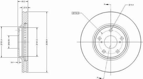 Remy RAD2048C - Тормозной диск autospares.lv