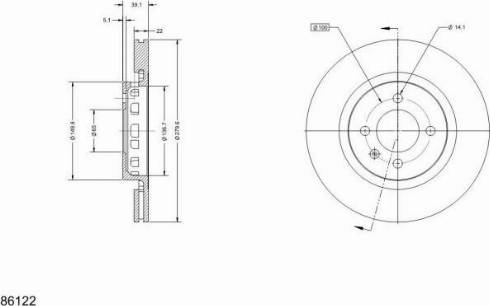 Remy RAD2058C - Тормозной диск autospares.lv