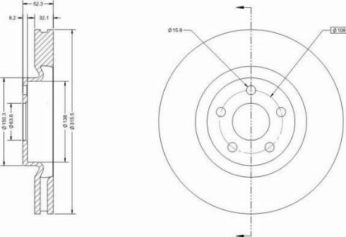 Remy RAD2053C - Тормозной диск autospares.lv