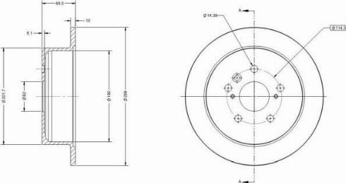 Remy RAD2068C - Тормозной диск autospares.lv