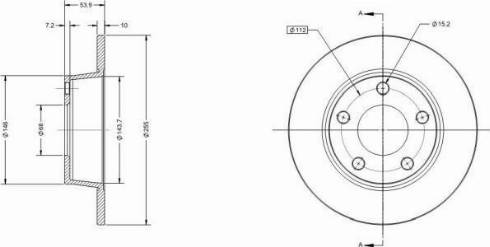 Remy RAD2000C - Тормозной диск autospares.lv