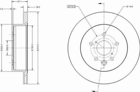 Remy RAD2008C - Тормозной диск autospares.lv