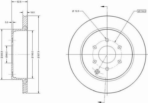 Remy RAD2002C - Тормозной диск autospares.lv