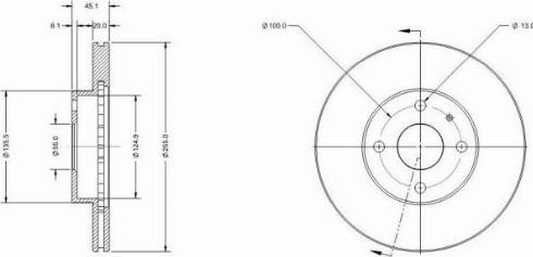 Remy RAD2019C - Тормозной диск autospares.lv