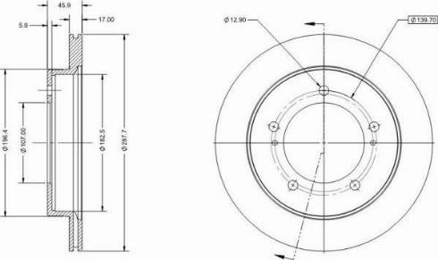 Remy RAD2014C - Тормозной диск autospares.lv