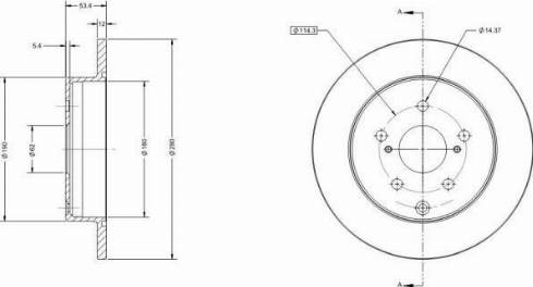 Remy RAD2033C - Тормозной диск autospares.lv