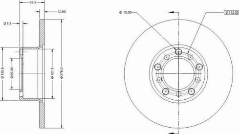 Remy RAD2037C - Тормозной диск autospares.lv