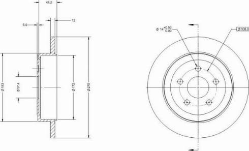 Remy RAD2076C - Тормозной диск autospares.lv