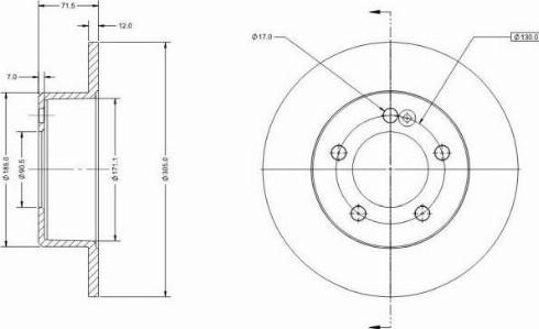 Remy RAD2196C - Тормозной диск autospares.lv