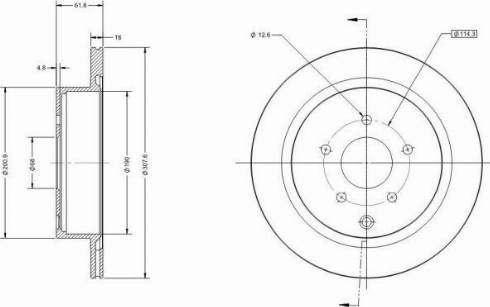 Remy RAD2190C - Тормозной диск autospares.lv