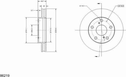 Remy RAD2142C - Тормозной диск autospares.lv