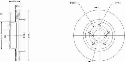 Remy RAD2150C - Тормозной диск autospares.lv