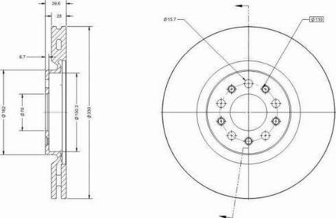 Remy RAD2161C - Тормозной диск autospares.lv