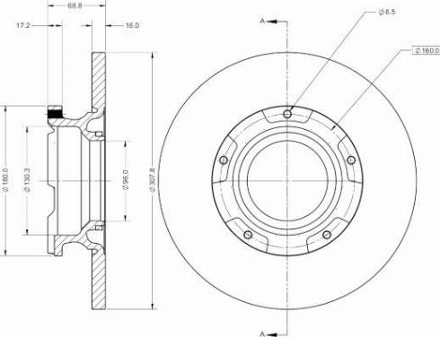 Remy RAD2104C - Тормозной диск autospares.lv