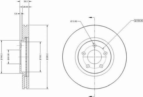 Remy RAD2114C - Тормозной диск autospares.lv