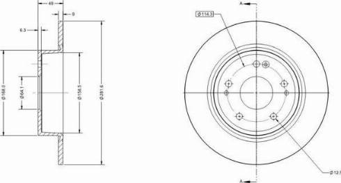 Remy RAD2118C - Тормозной диск autospares.lv