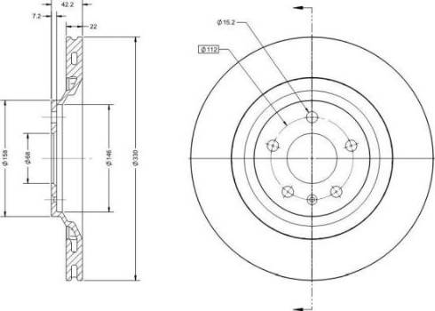 Remy RAD2117C - Тормозной диск autospares.lv