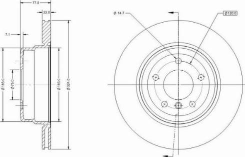 Remy RAD2186C - Тормозной диск autospares.lv