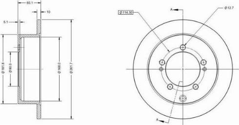 Remy RAD2180C - Тормозной диск autospares.lv