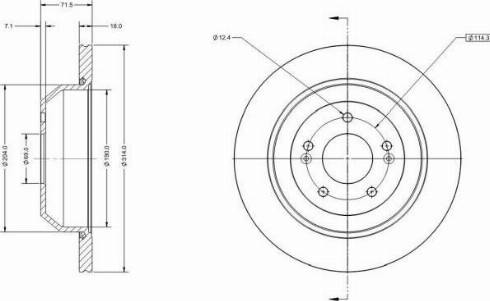 Remy RAD2181C - Тормозной диск autospares.lv