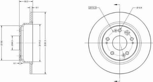 Remy RAD2135C - Тормозной диск autospares.lv