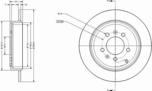 Remy RAD2130C - Тормозной диск autospares.lv