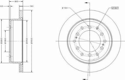 Remy RAD2138C - Тормозной диск autospares.lv