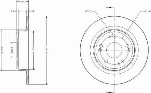 Remy RAD2175C - Тормозной диск autospares.lv