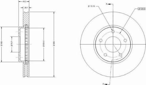 Remy RAD2171C - Тормозной диск autospares.lv