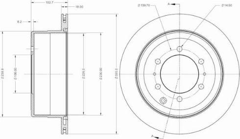 Remy RAD2849C - Тормозной диск autospares.lv