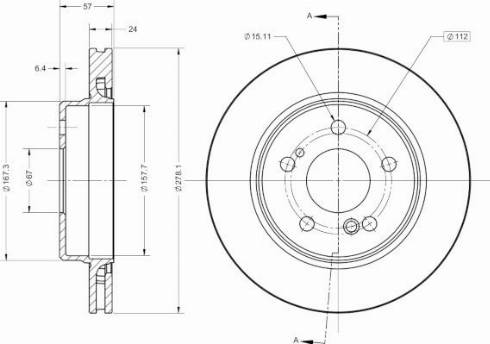 Remy RAD2840C - Тормозной диск autospares.lv