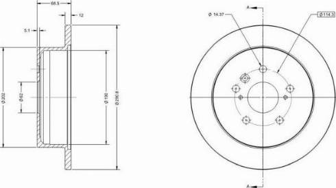 Remy RAD2867C - Тормозной диск autospares.lv