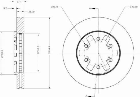 Remy RAD2807C - Тормозной диск autospares.lv