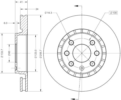 Remy RAD2879C - Тормозной диск autospares.lv