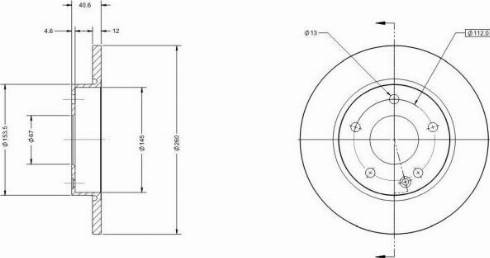 Remy RAD2876C - Тормозной диск autospares.lv