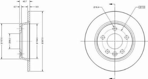 Remy RAD2870C - Тормозной диск autospares.lv