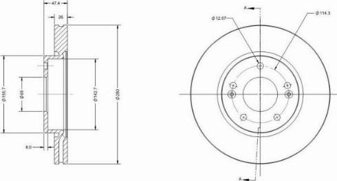 Remy RAD2871C - Тормозной диск autospares.lv