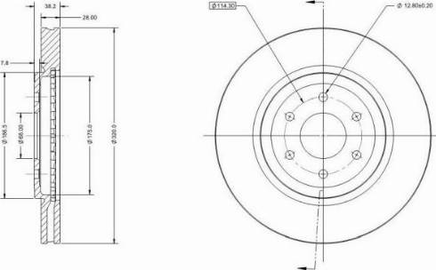 Remy RAD2358C - Тормозной диск autospares.lv