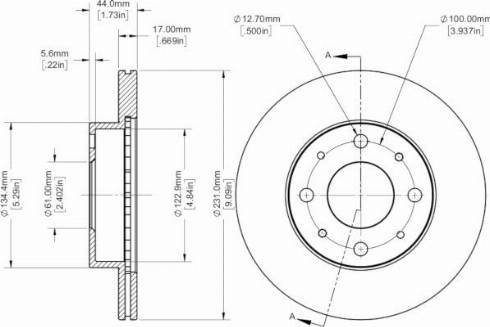 Remy RAD2365C - Тормозной диск autospares.lv