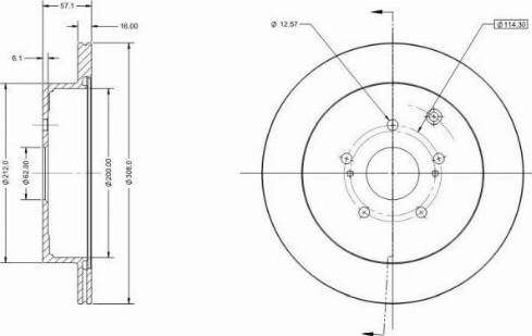 Remy RAD2368C - Тормозной диск autospares.lv