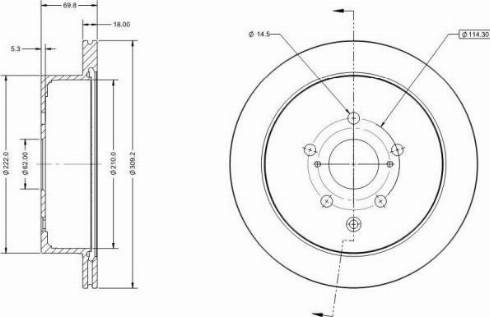 Remy RAD2317C - Тормозной диск autospares.lv