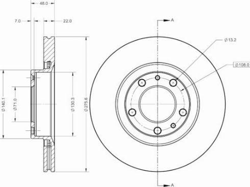 Remy RAD2336C - Тормозной диск autospares.lv