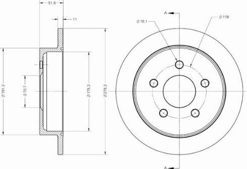 Remy RAD2330C - Тормозной диск autospares.lv