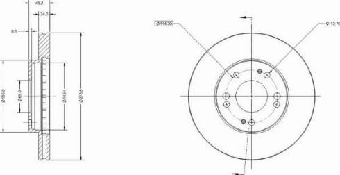 Remy RAD2332C - Тормозной диск autospares.lv